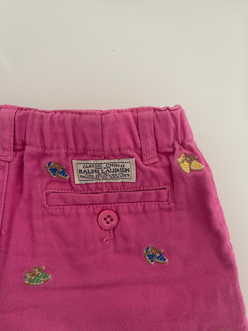 Pantaloncini in denim colorato Ralph Lauren bambina 5 anni