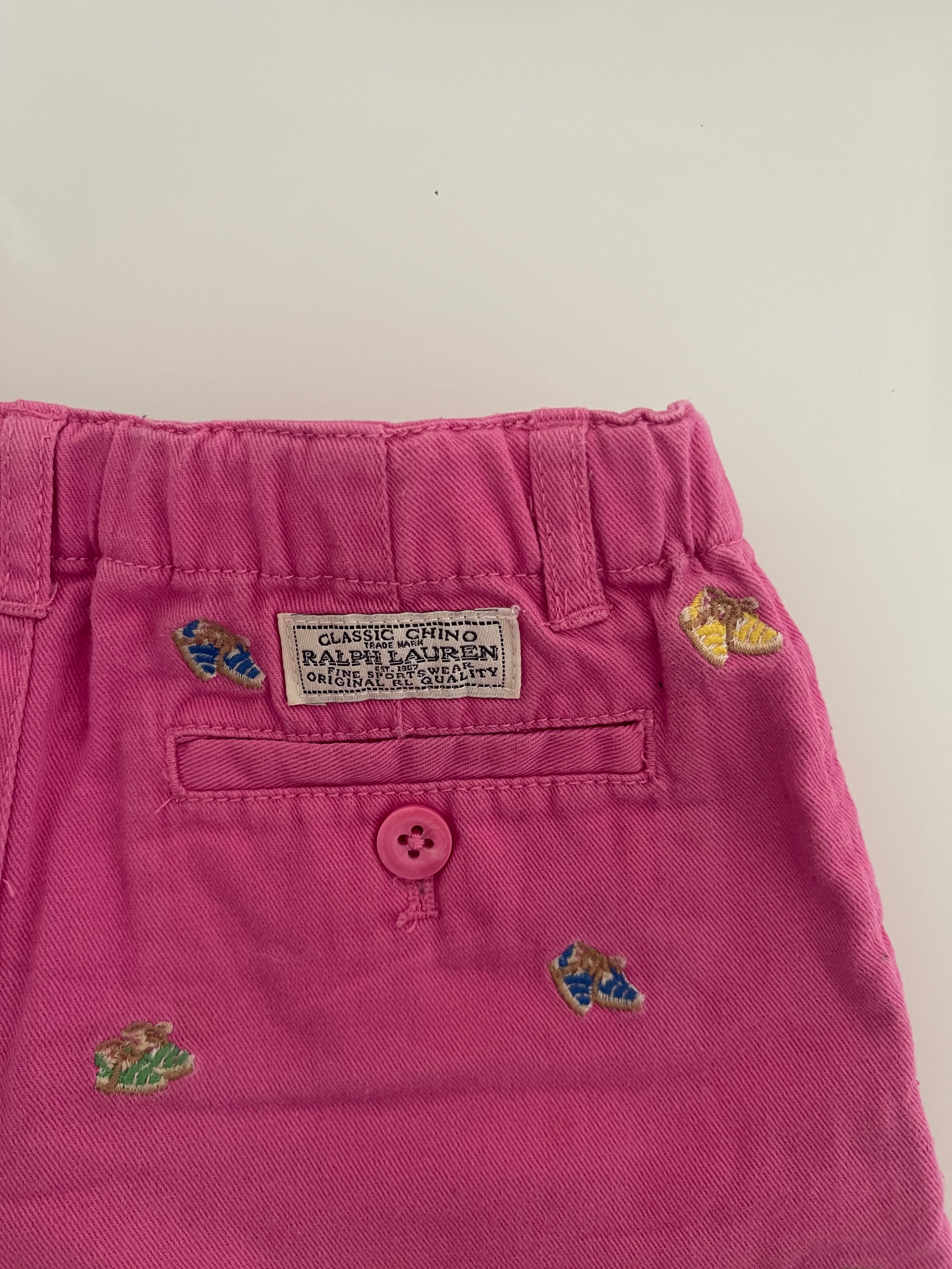 Pantaloncini in denim colorato Ralph Lauren bambina 5 anni