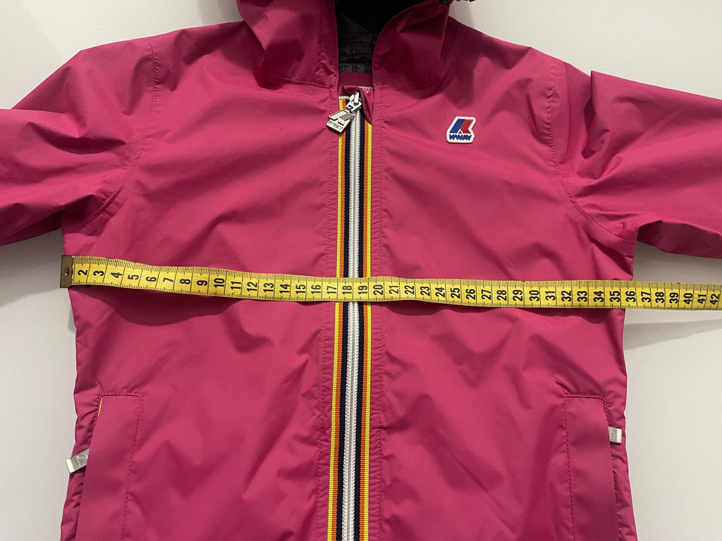 Giacca a vento K-Way Bambina- Modello Le Vrai 3.0 - Fucsia - 8 Anni