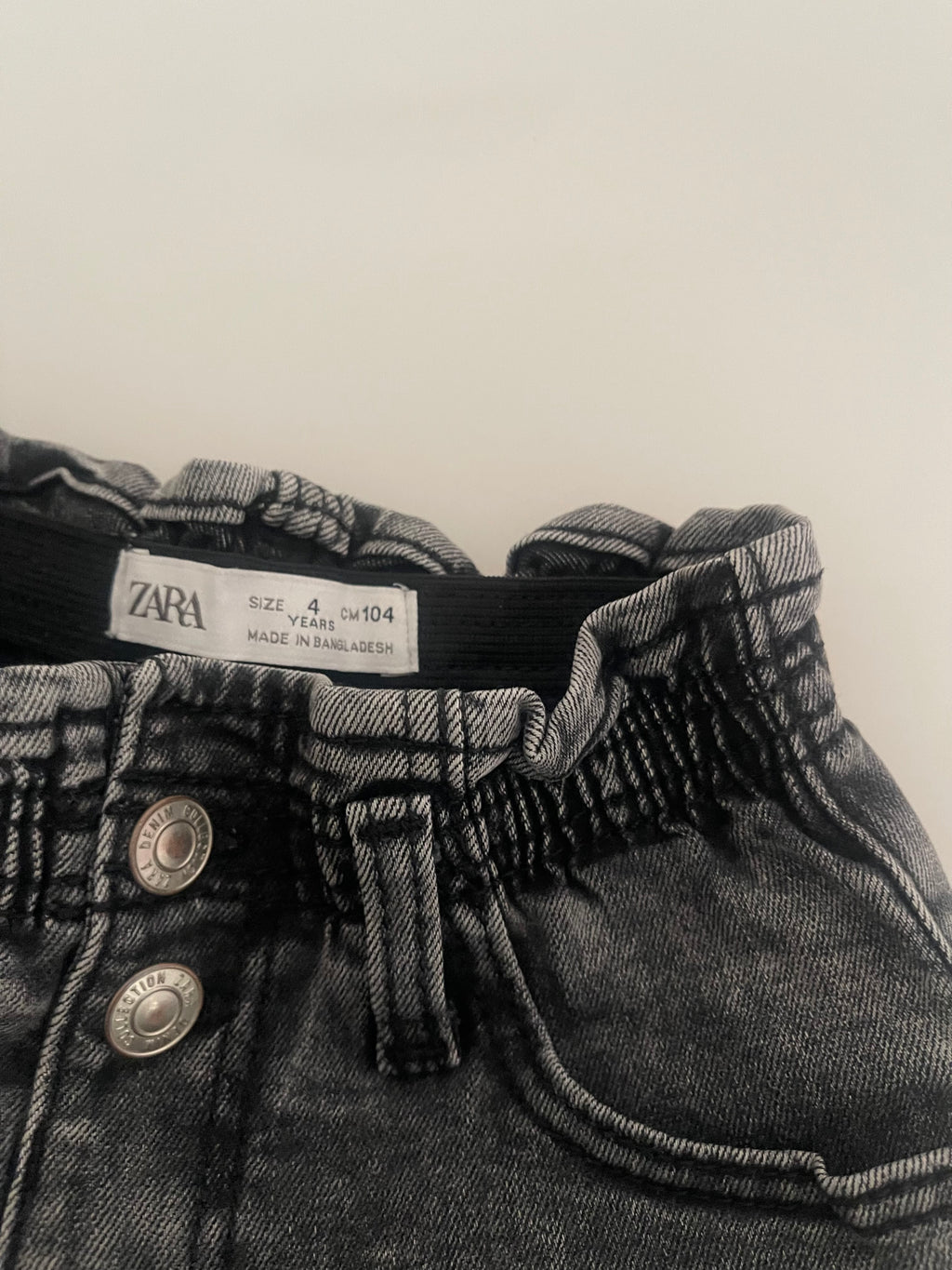 Pantaloncini denim ZARA 4 anni