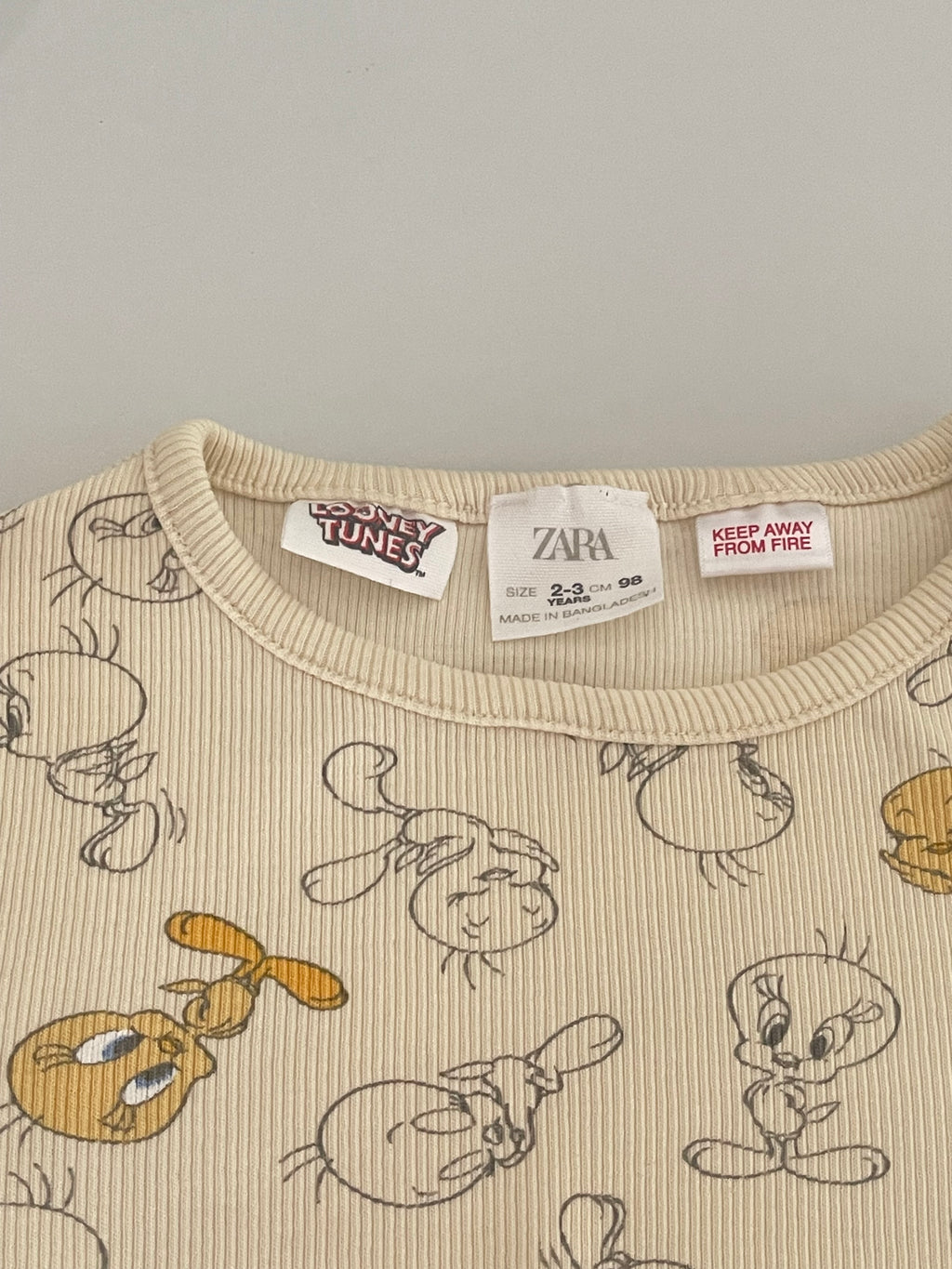 Pigiama ZARA Tweety 2/3 Anni