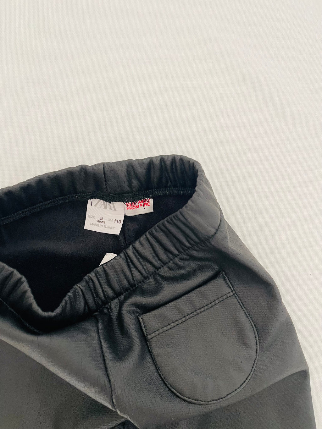 Leggin eco-pelle ZARA 5 Anni